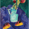 Akustikbild mit einem Motiv von Alfred Henry Maurer mit dem Titel "Tulpen in einer grünen Vase"