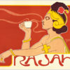 Akustikbild mit einem Motiv von Georges-Meunier mit dem Titel "Café Rajah"