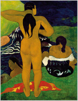 Akustikbild mit einem Motiv von Paul Gauguin mit dem Titel "Tahitianische Frauen beim Baden"
