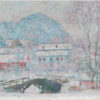 Akustikbild mit einem Motiv von Claude Monet mit dem Titel "Sandvika, Norwegen"