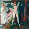 Akustikbild mit einem Motiv von Edvard Munch mit dem Titel "Woman"