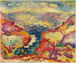 Akustikbild mit einem Motiv von Georges Braque mit dem Titel "Port Miou"