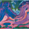 Akustikbild mit einem Motiv von Ernst Ludwig Kirchner mit dem Titel "Amselfluh"