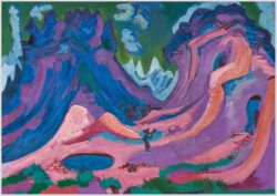 Akustikbild mit einem Motiv von Ernst Ludwig Kirchner mit dem Titel "Amselfluh"