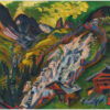 Akustikbild mit einem Motiv von Ernst Ludwig Kirchner mit dem Titel "Die Lawine"