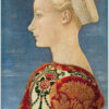 Akustikbild mit einem Motiv von Piero del Pollaiuolo mit dem Titel "Porträt einer jungen Dame"
