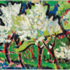 Akustikbild mit einem Motiv von Ernst Ludwig Kirchner mit dem Titel "Blühende Bäume"